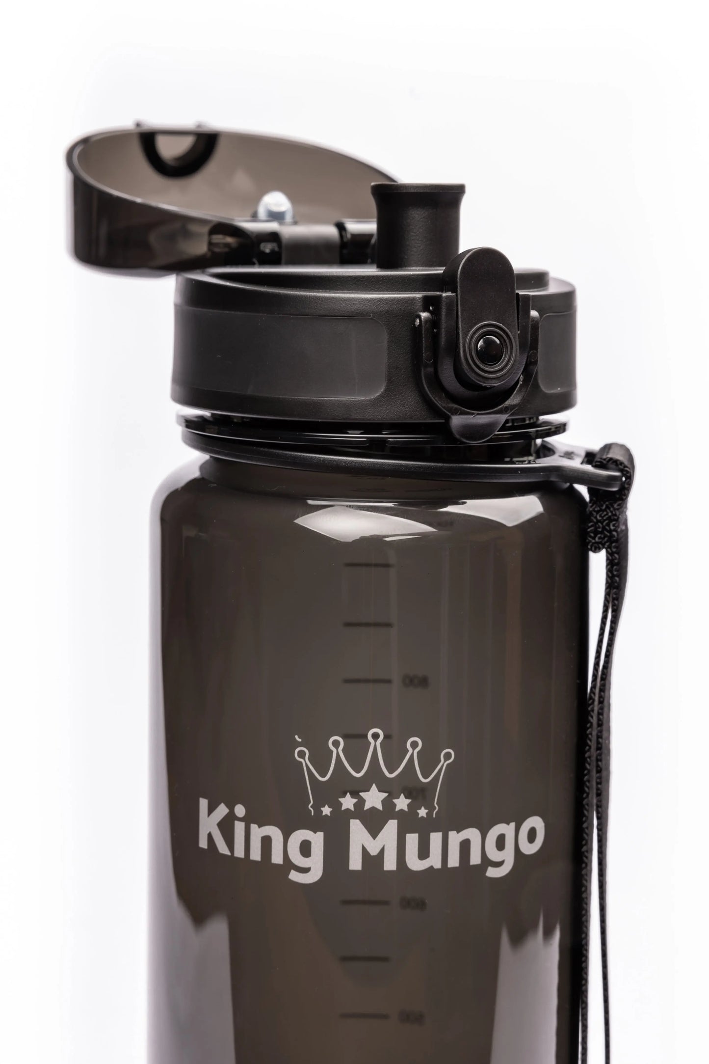 Drinkfles 1 Liter Zwart King Mungo