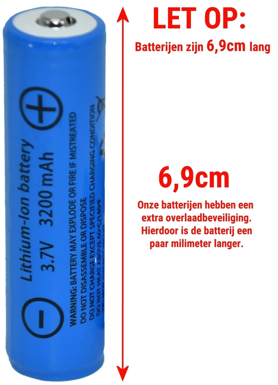 18650 oplaadbare batterij - King Mungo