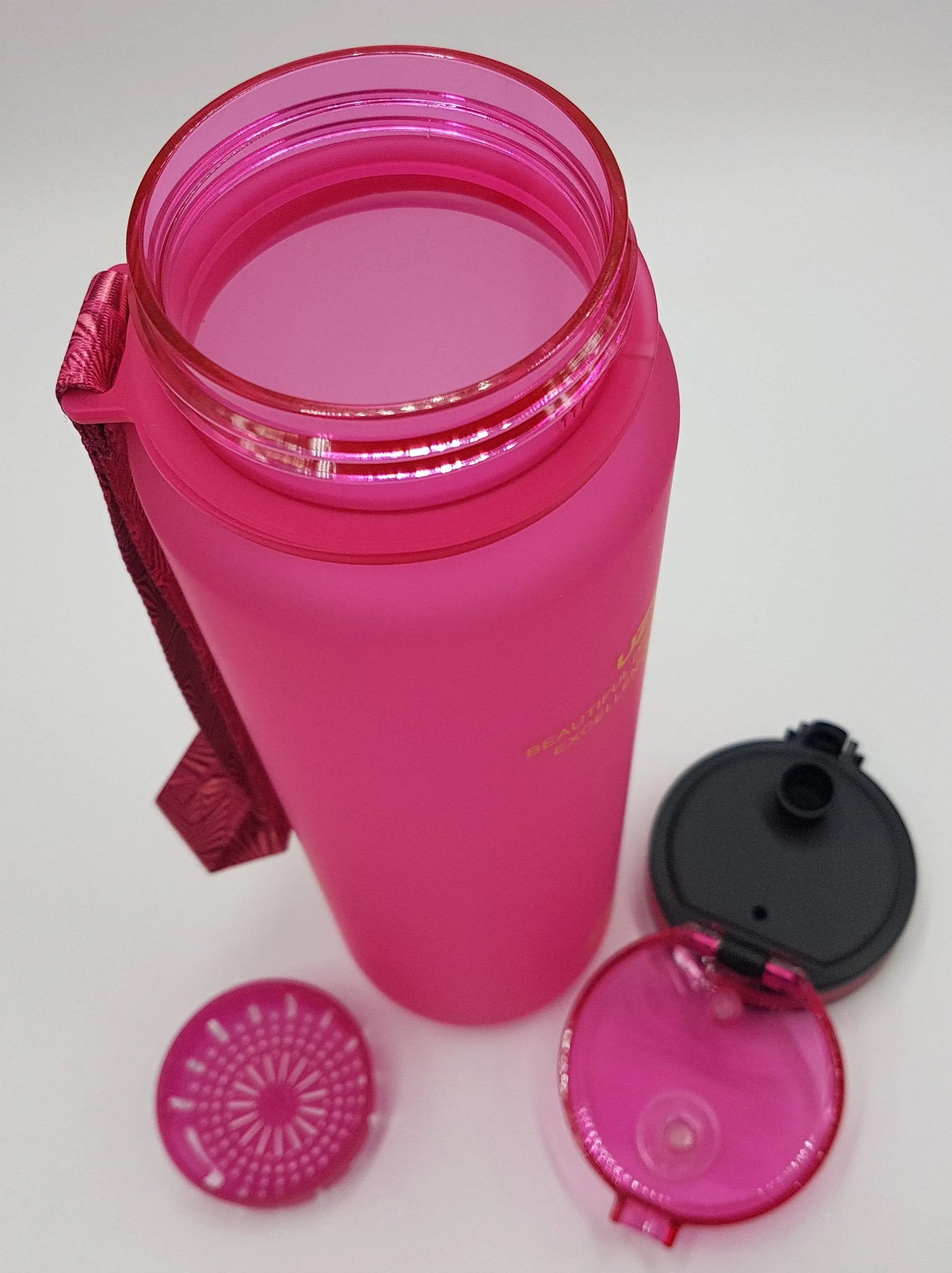 Drinkfles 1 Liter Roze King Mungo