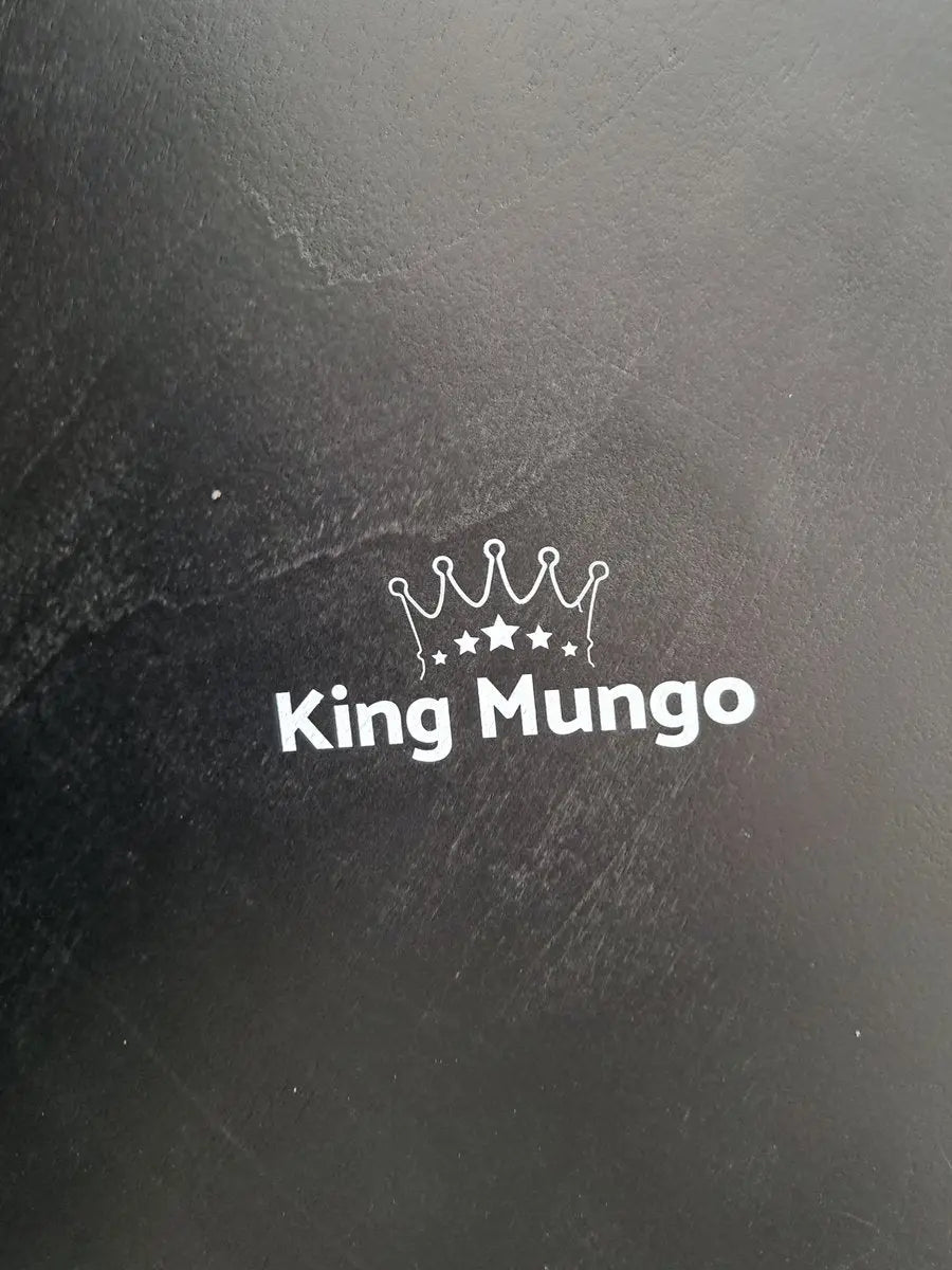 Groot Rond Dienblad Zwart (60 cm) - XXL Houten Plateau | King Mungo King Mungo