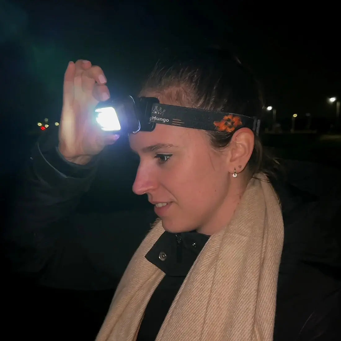 KMHL55 Krachtige 800 Lumen Oplaadbare LED Hoofdlamp King Mungo