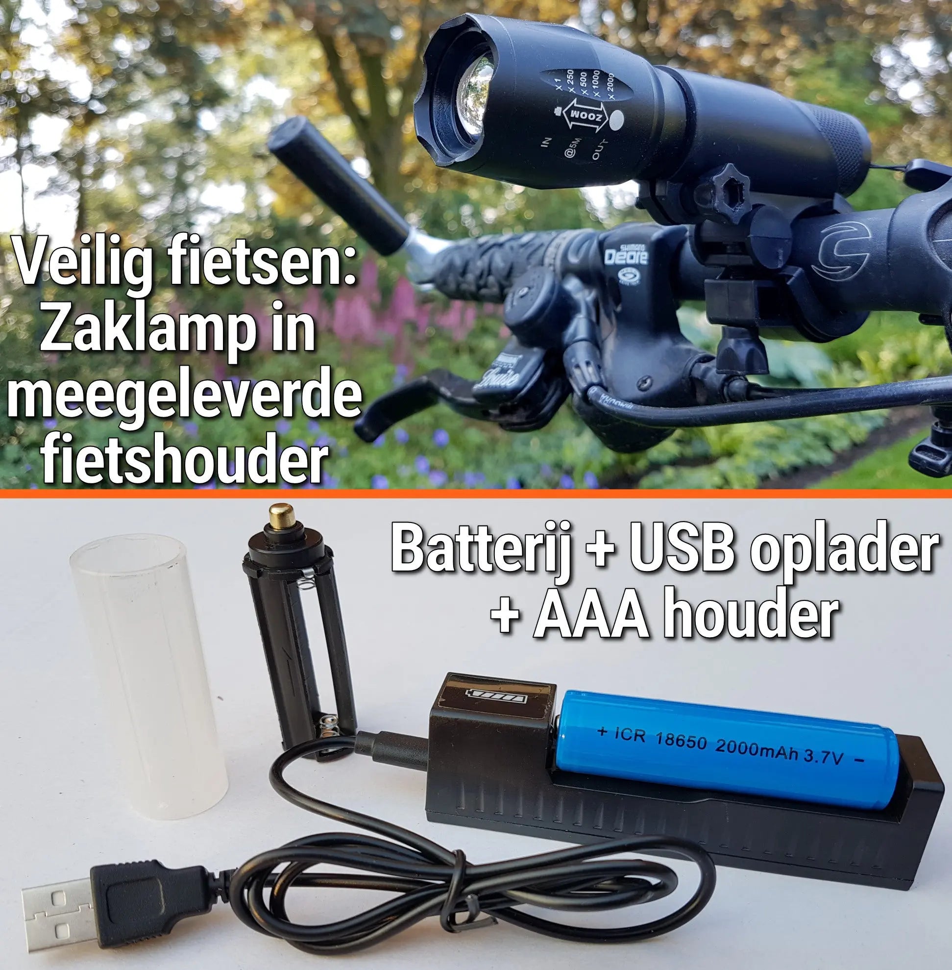 King Mungo KM-L12: Dé Tactische LED Zaklamp Oplaadbaar King Mungo