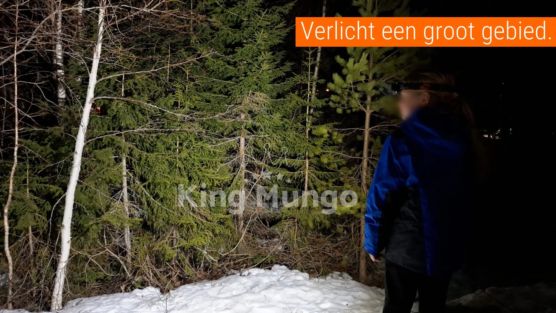 KMHL55 Krachtige 800 Lumen Oplaadbare LED Hoofdlamp King Mungo