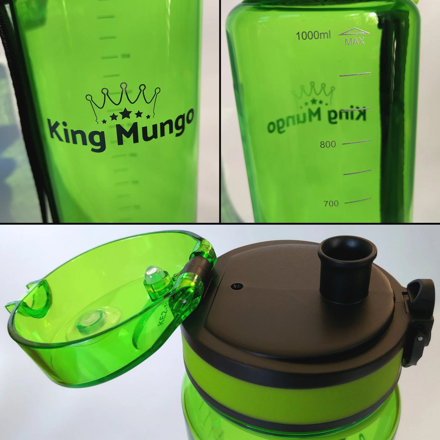 Drinkfles 1 Liter Groen King Mungo