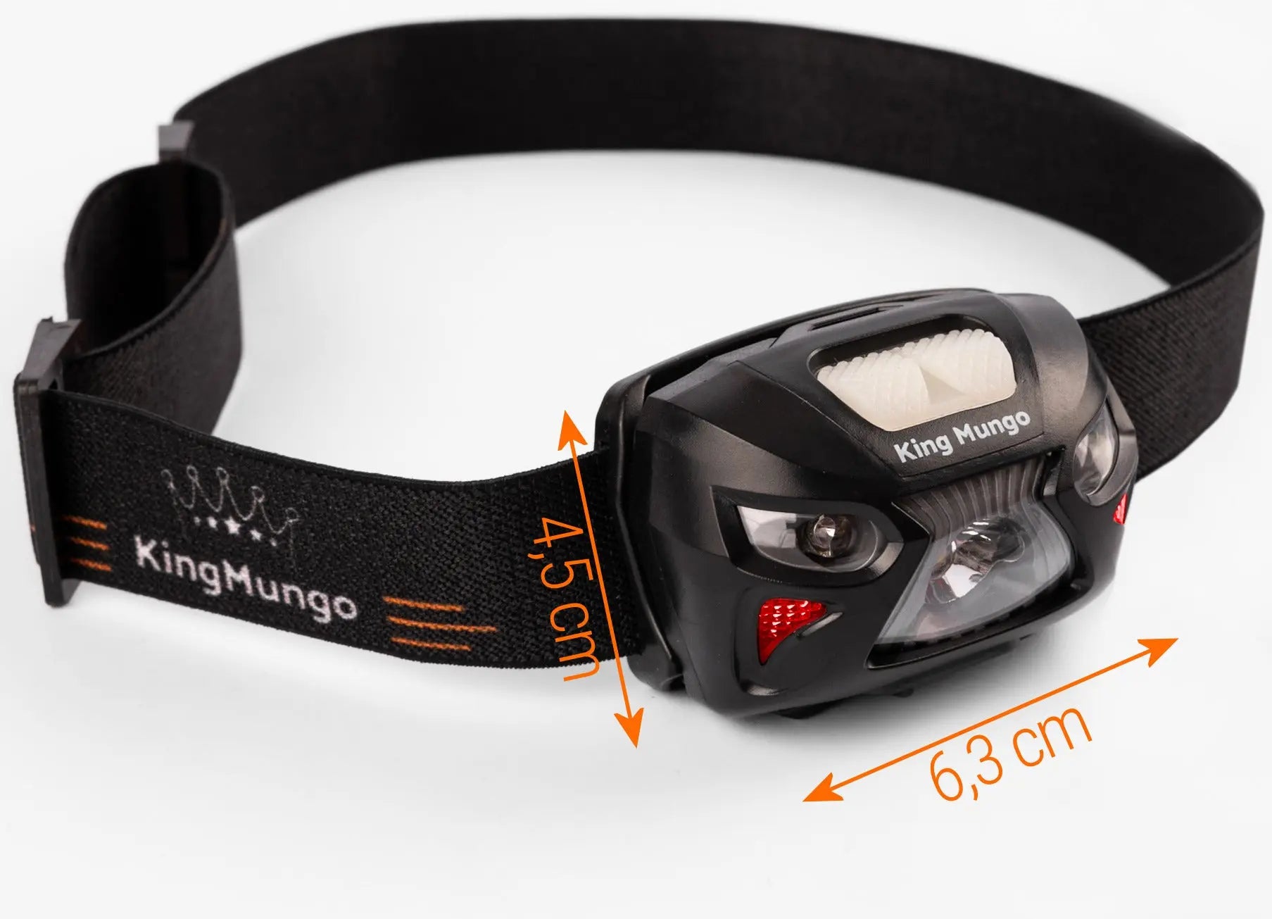 Hoofdlamp LED Oplaadbaar - 1200mAh King Mungo