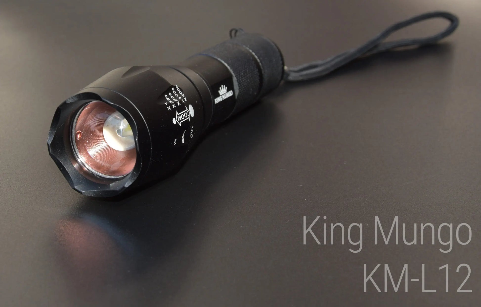 King Mungo KM-L12: Dé Tactische LED Zaklamp Oplaadbaar King Mungo