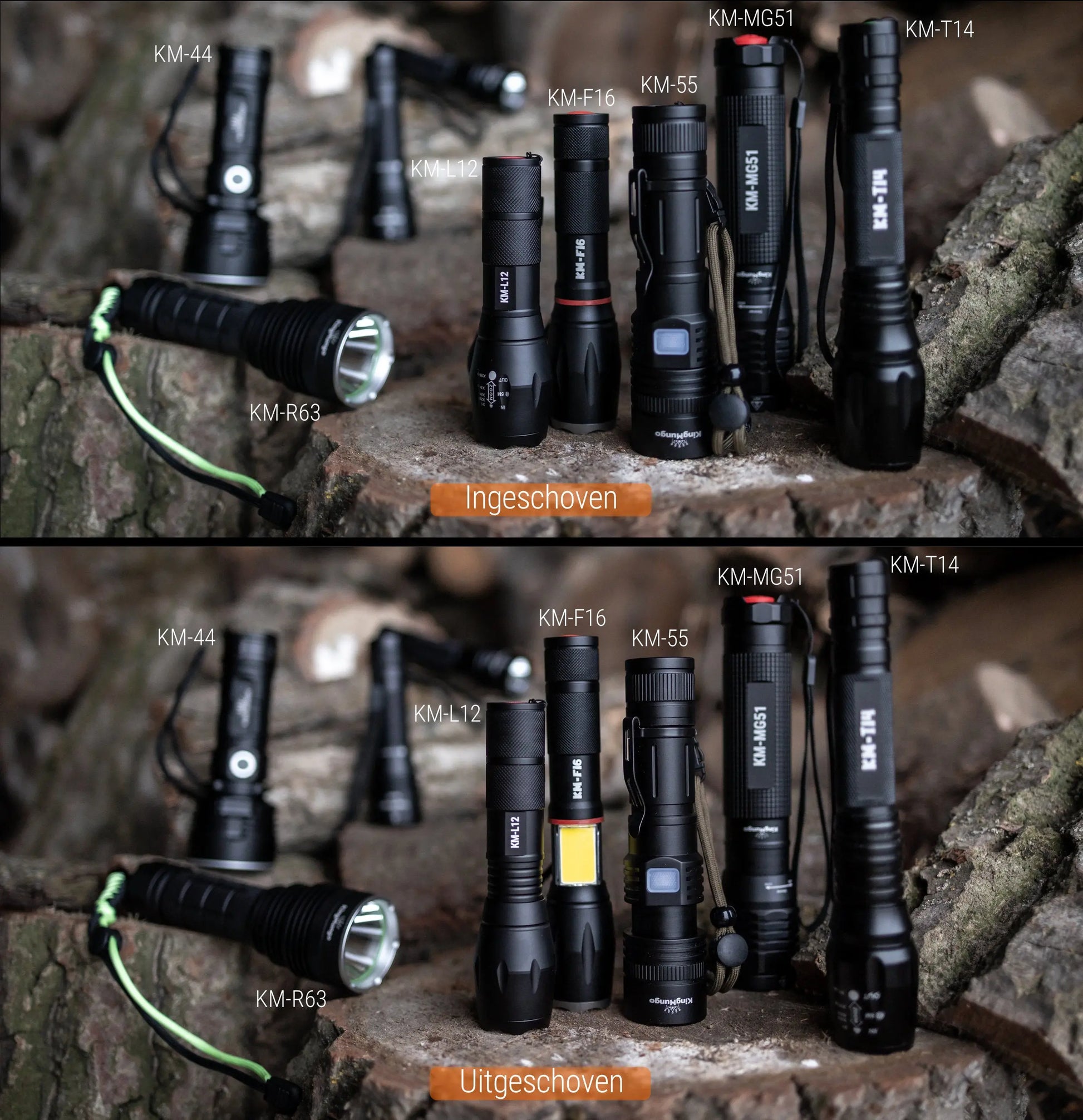 King Mungo KM-L12: Dé Tactische LED Zaklamp Oplaadbaar King Mungo