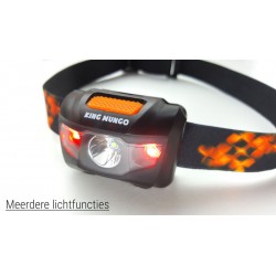 Hoofdlamp LED + mini LED zaklamp | incl. batterijen | KMHL012