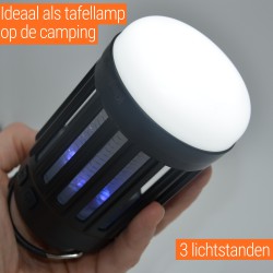 Anti Muggenlamp LED Camping Lamp | Thuis Muggen Vanger Lamp Oplaadbaar