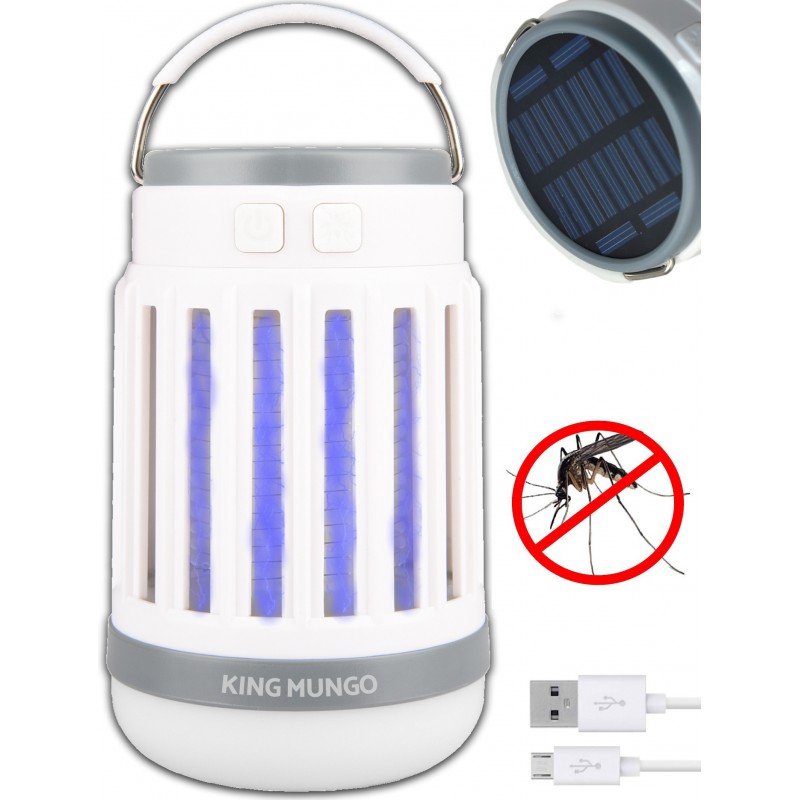 LED Camping Lamp | Oplaadbaar Insectenlamp UV Solar Wit