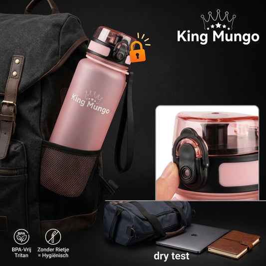 Veilige BPA-vrije drinkfles voor kinderen King Mungo Tritan geen schadelijke stoffen