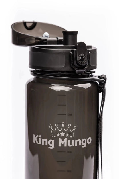 Drinkfles 1 Liter Zwart - King Mungo