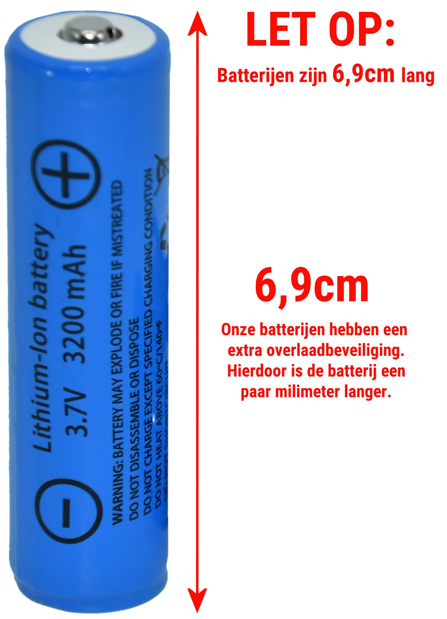 18650 oplaadbare batterij King Mungo