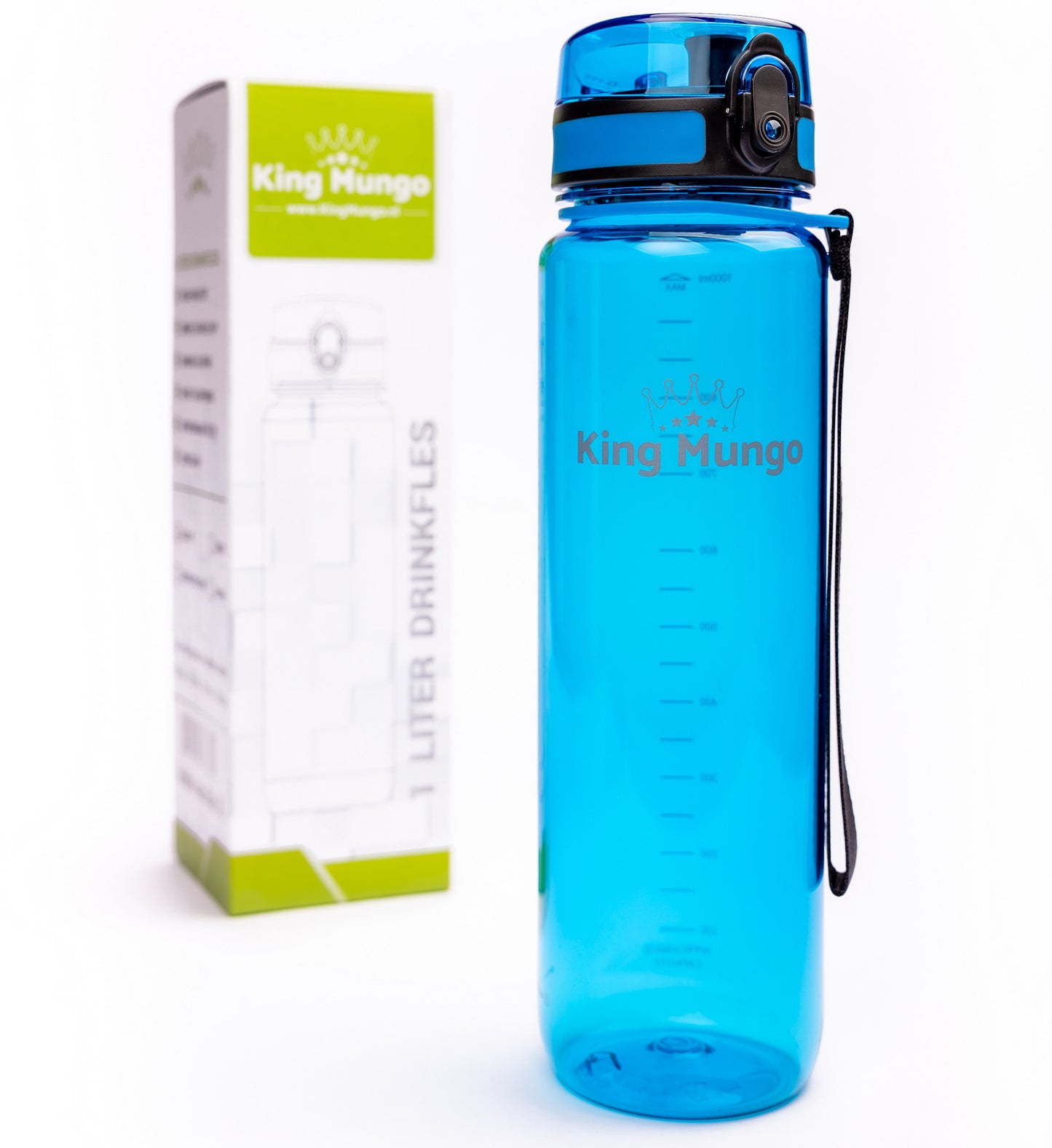 Drinkfles 1 Liter Lichtblauw