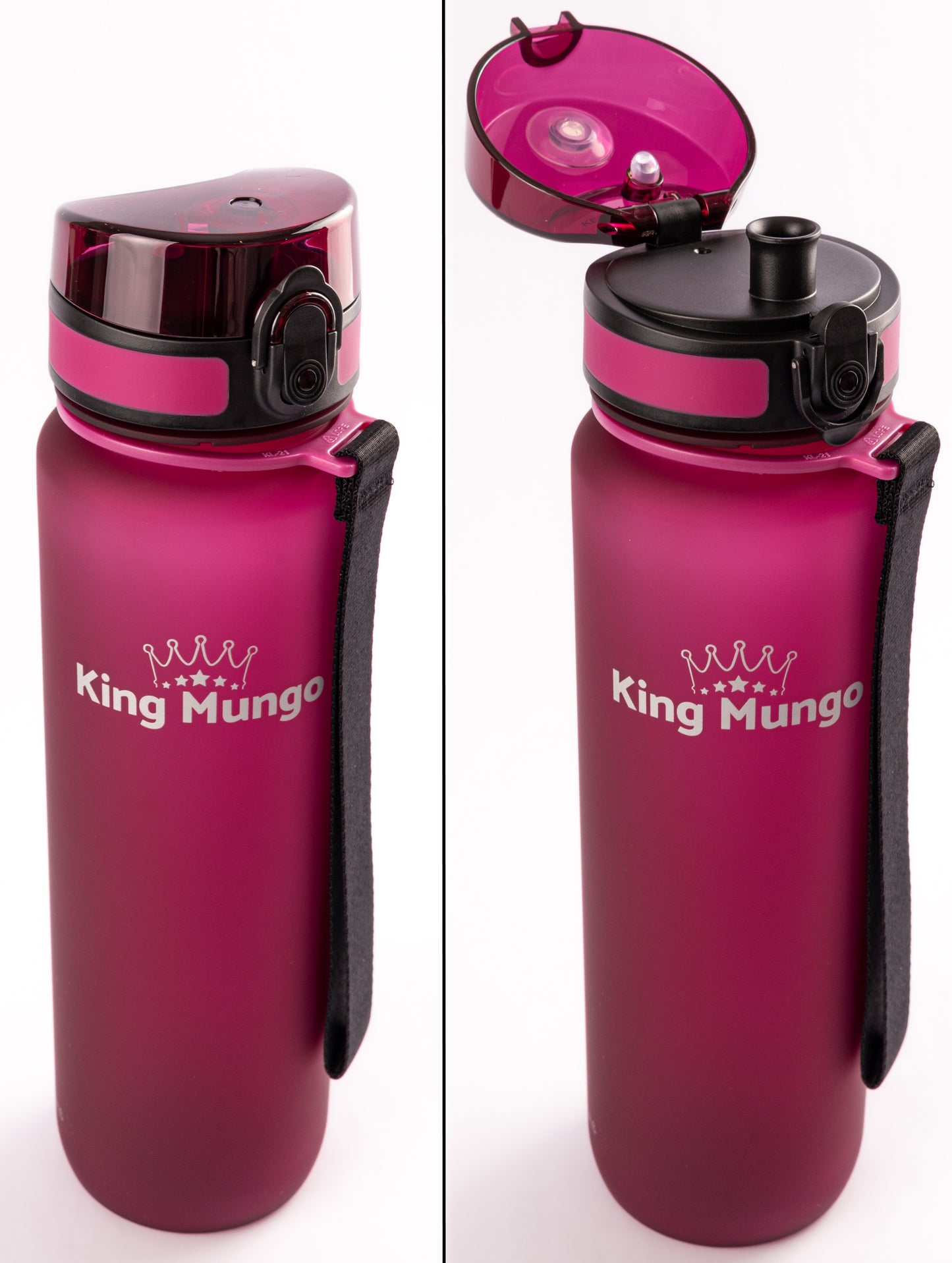 Drinkfles 1 Liter PaarsRood