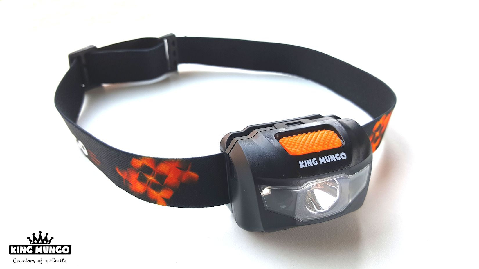 King Mungo KMHL003 LED Hoofdlamp - Op Batterijen (AAA) - Rood & Wit Licht - Zwart King Mungo