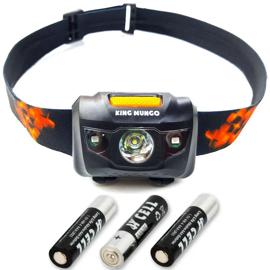 Hoofdlamp Led Oplaadbaar, 2-Pack Usb Hoofdlamp Met Waarschuwingslampje Hoofdlamp Led Oplaadbaar, 2-Pack Usb Hoofdlamp Met Waarschuwingslampje