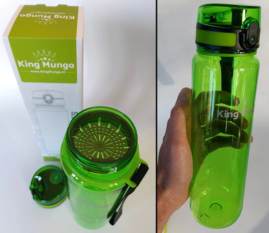 Drinkfles 1 Liter Groen King Mungo