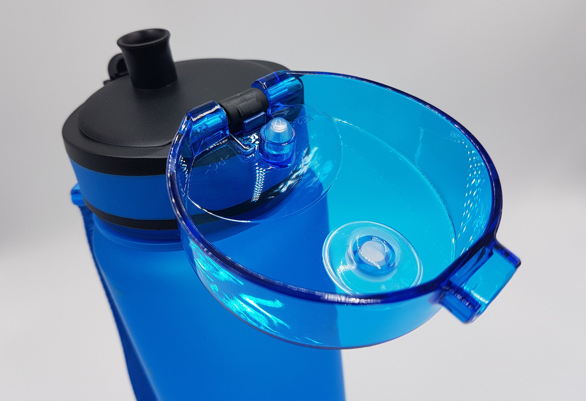 King Mungo Drinkfles 1 Liter Mat Blauw 100% Lekvrij & BPA-vrij King Mungo