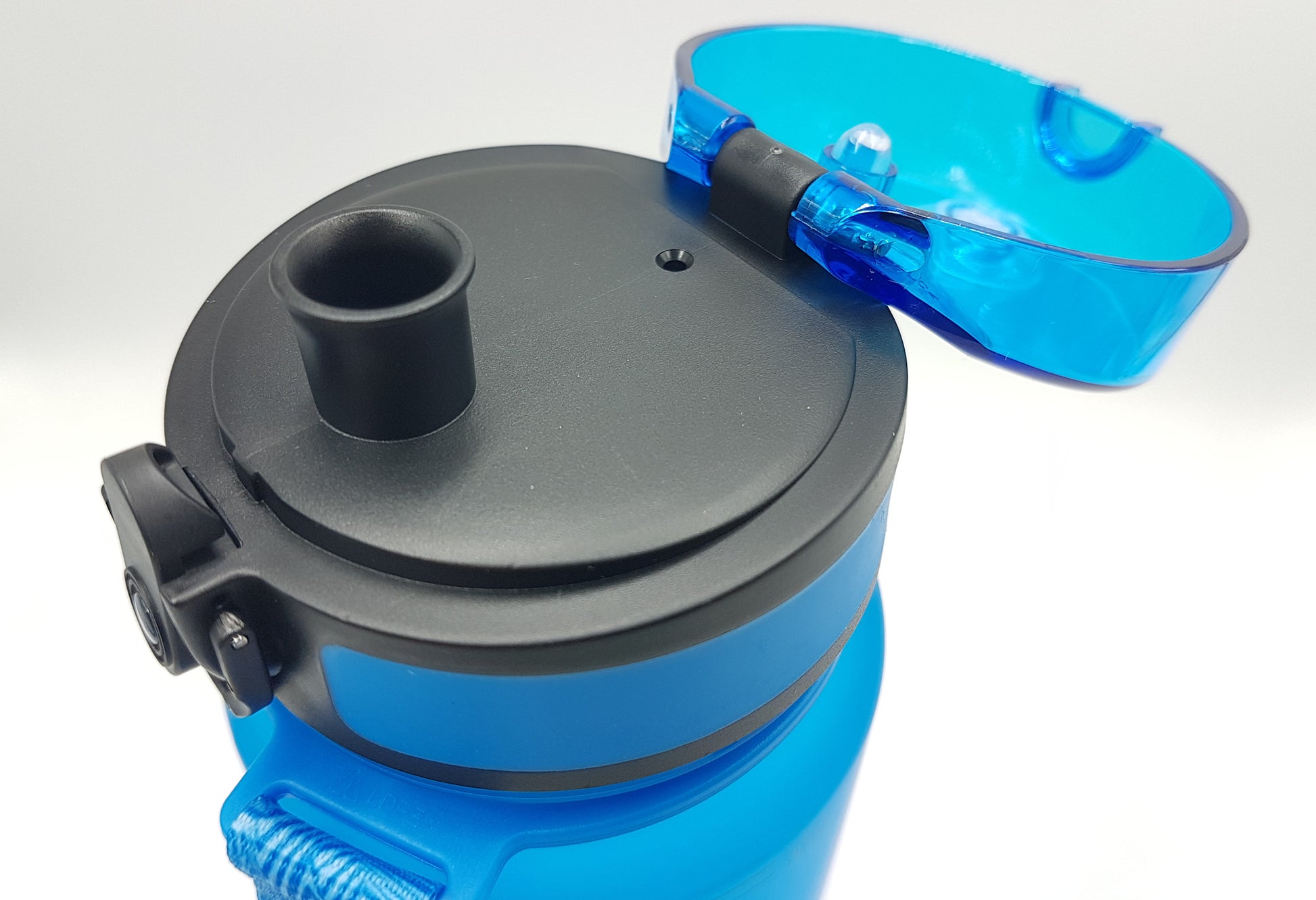 King Mungo Drinkfles 1 Liter Mat Blauw 100% Lekvrij & BPA-vrij King Mungo