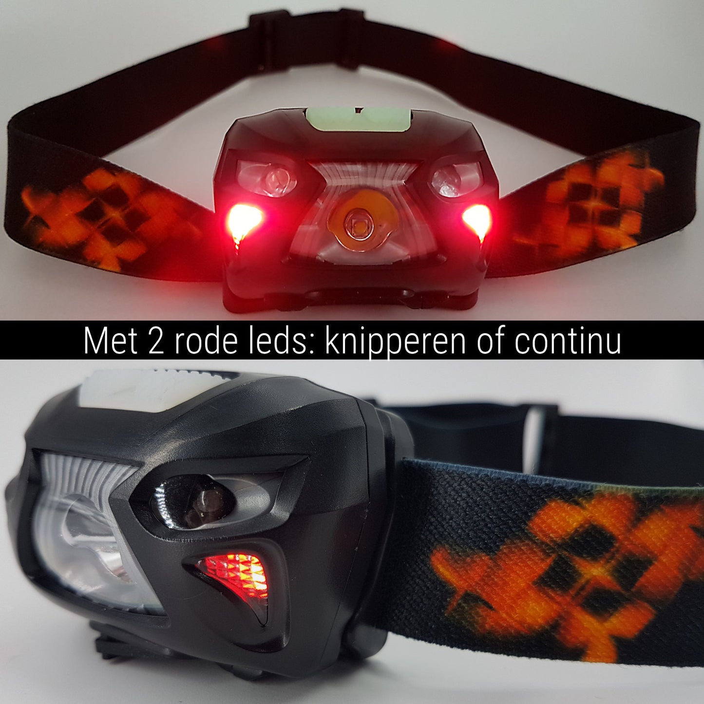 Hoofdlamp LED Oplaadbaar - 1200mAh