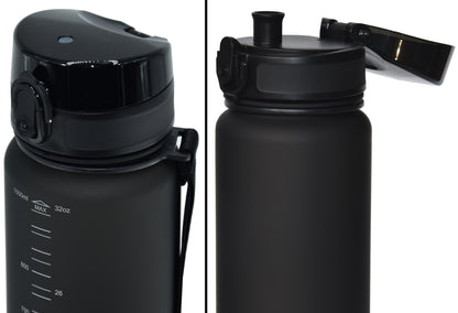 Drinkfles 1 Liter Zwart